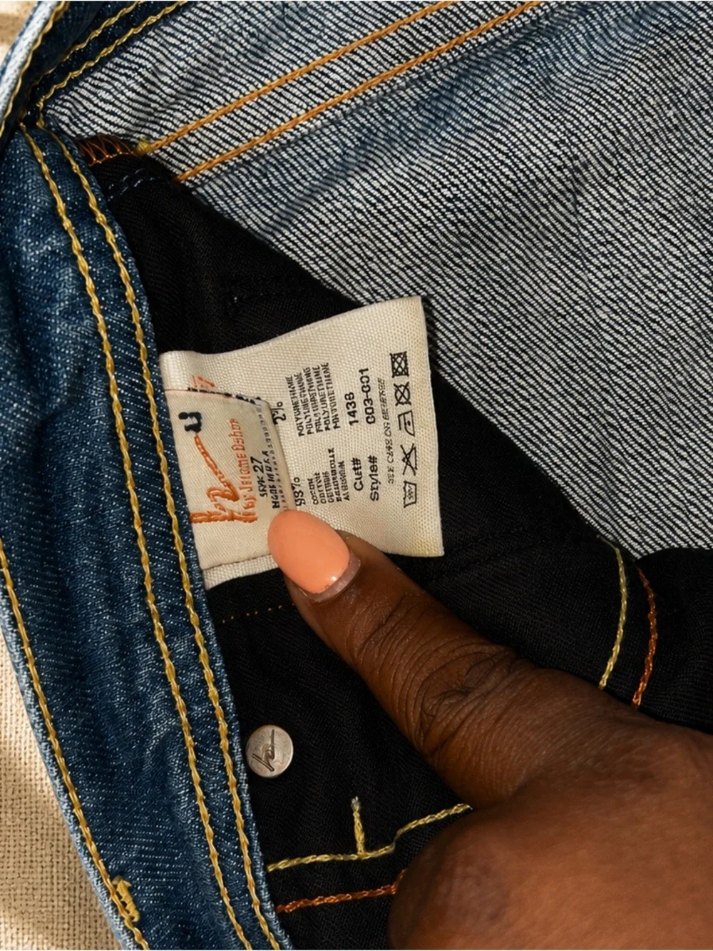 Citizens Of Humanity Blue Bootcut Jeans - Faded Indigo - Picture 3 of 7